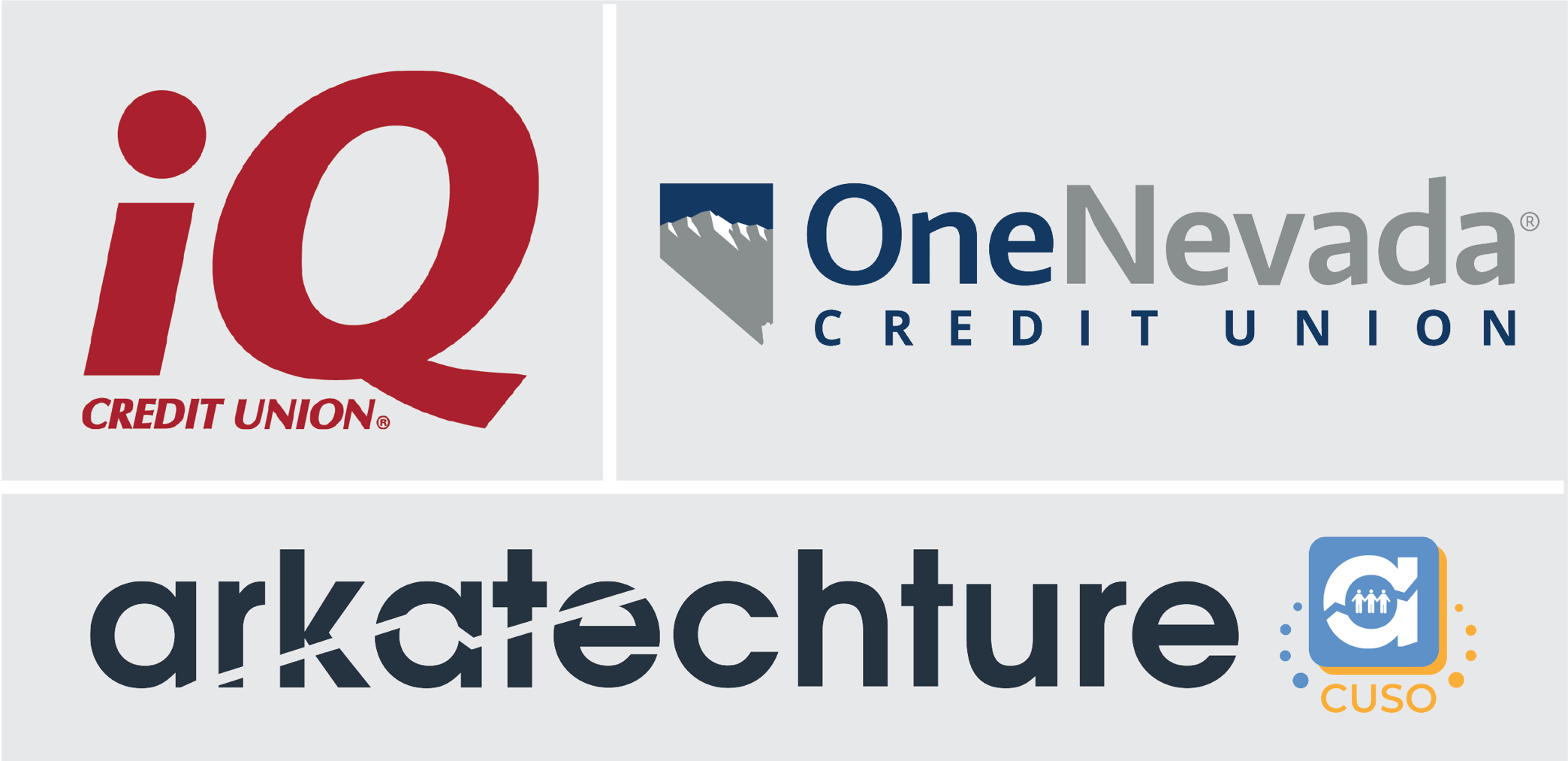 One Nevada Credit Union & iQ Credit Union Join Arkatechture CUSO